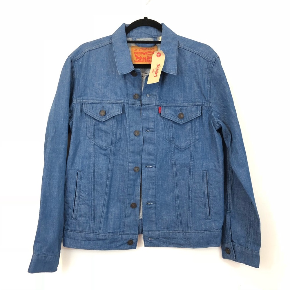 Levi's Blue Denim Relax Trucker Jean Jacket Small